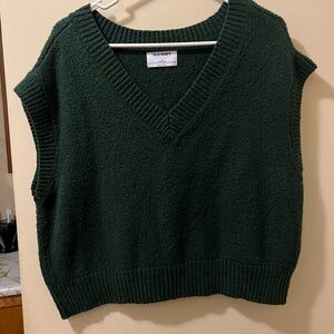 Old Navy, M, sweater vest, green